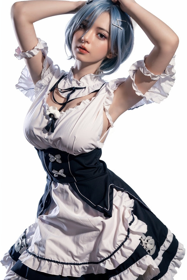 158cm/5ft2 D-cup Skinny Full Silicone Asian Sex Doll - #600