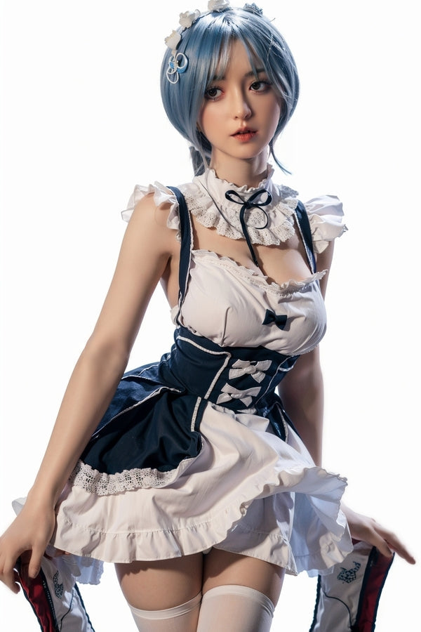 158cm/5ft2 D-cup Skinny Full Silicone Asian Sex Doll - #600