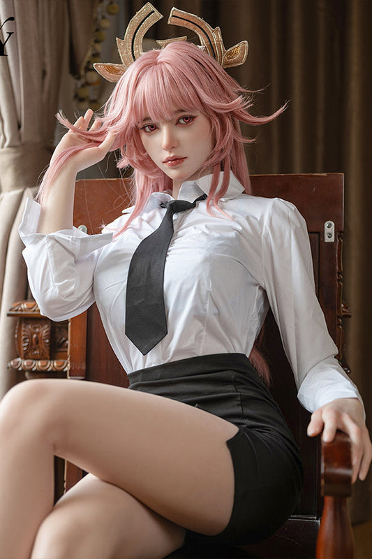 168cm/5ft6 F-Cup Silicone Head Sex Doll - Miko