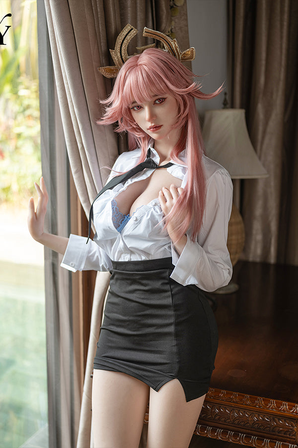 168cm/5ft6 F-Cup Silicone Head Sex Doll - Miko