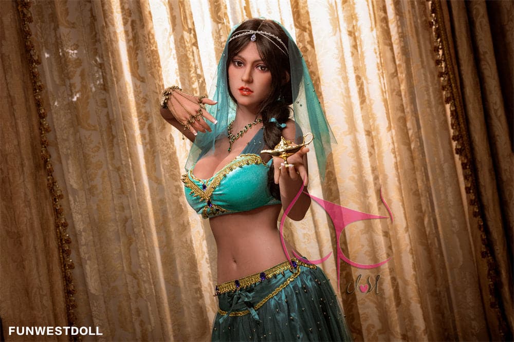 162cm/5ft4 F-Cup Aladdin Princess Jasmine Sex Doll