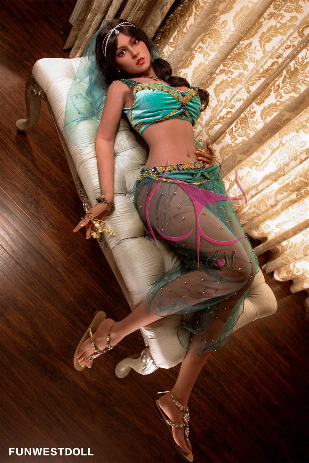 162cm/5ft4 F-Cup Aladdin Princess Jasmine Sex Doll