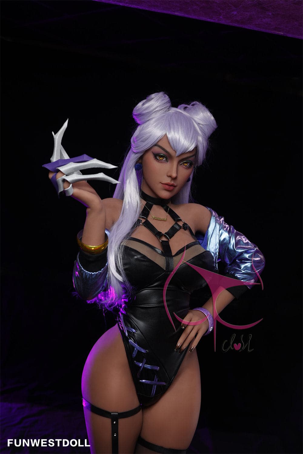 US In Stock - 155cm/5ft1 F-Cup League of Legends Agony’s Embrace Evelynn TPE Sex Doll - #026