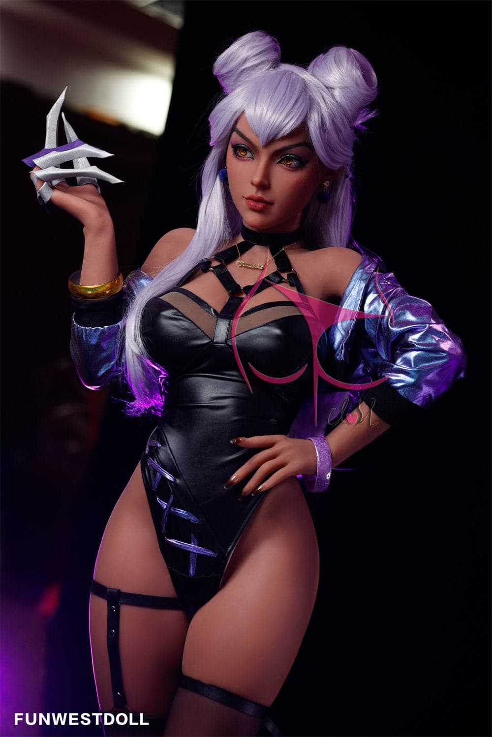 US In Stock - 155cm/5ft1 F-Cup League of Legends Agony’s Embrace Evelynn TPE Sex Doll - #026
