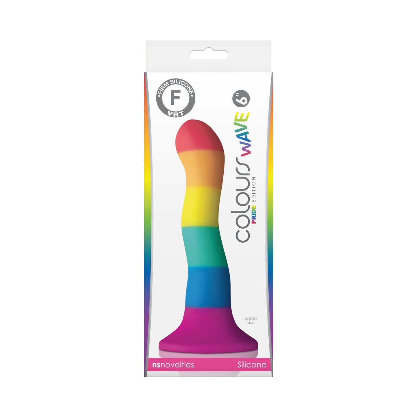 Gode ​​ondulé ferme de 6 pouces Pride Edition