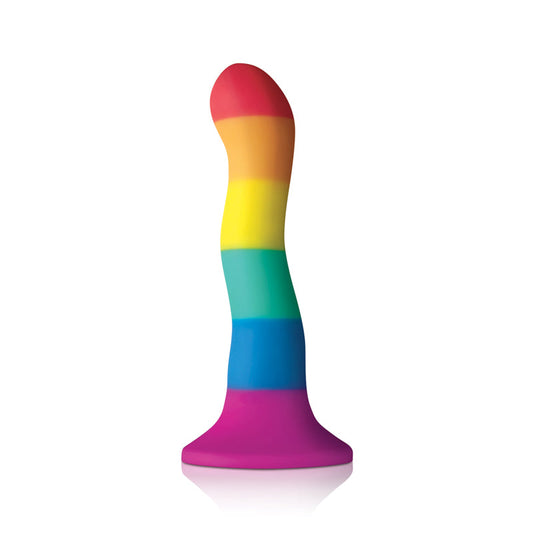 Gode ​​ondulé ferme de 6 pouces Pride Edition