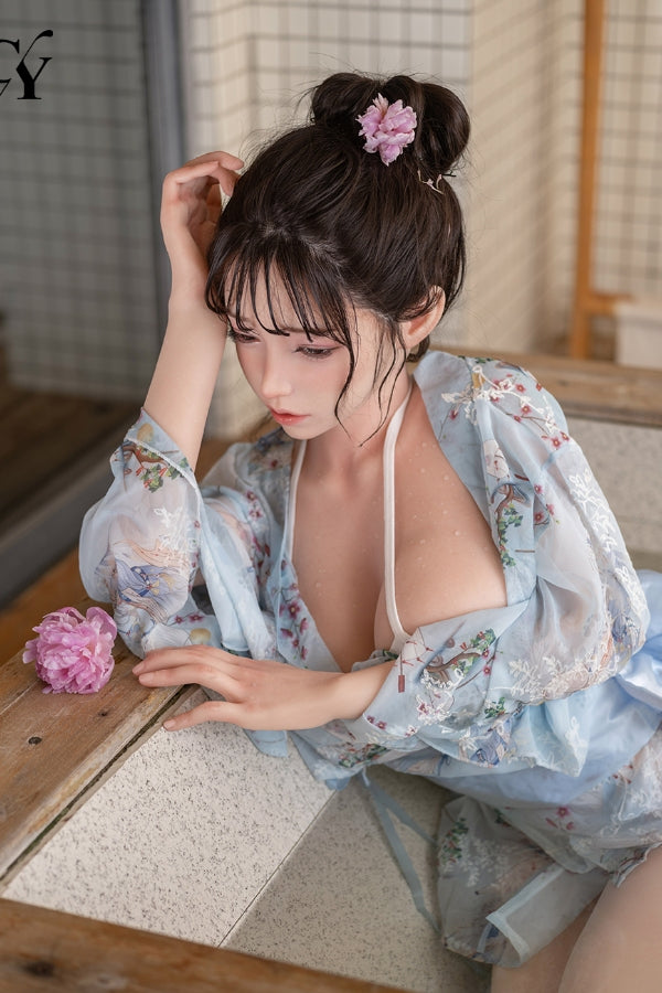 157cm/5ft2 D-Cup Silicone Head Sex Doll - Noa ROS 2