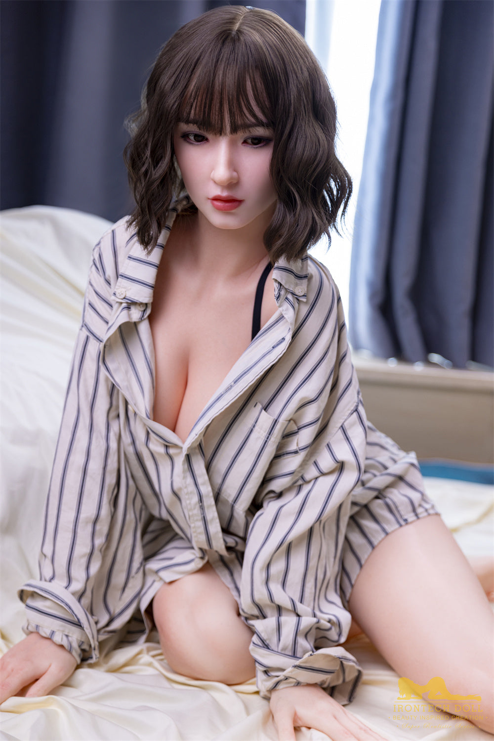 165cm/5ft5 G-Cup Japanese Bubble Butt Silicone Sex Doll - S7