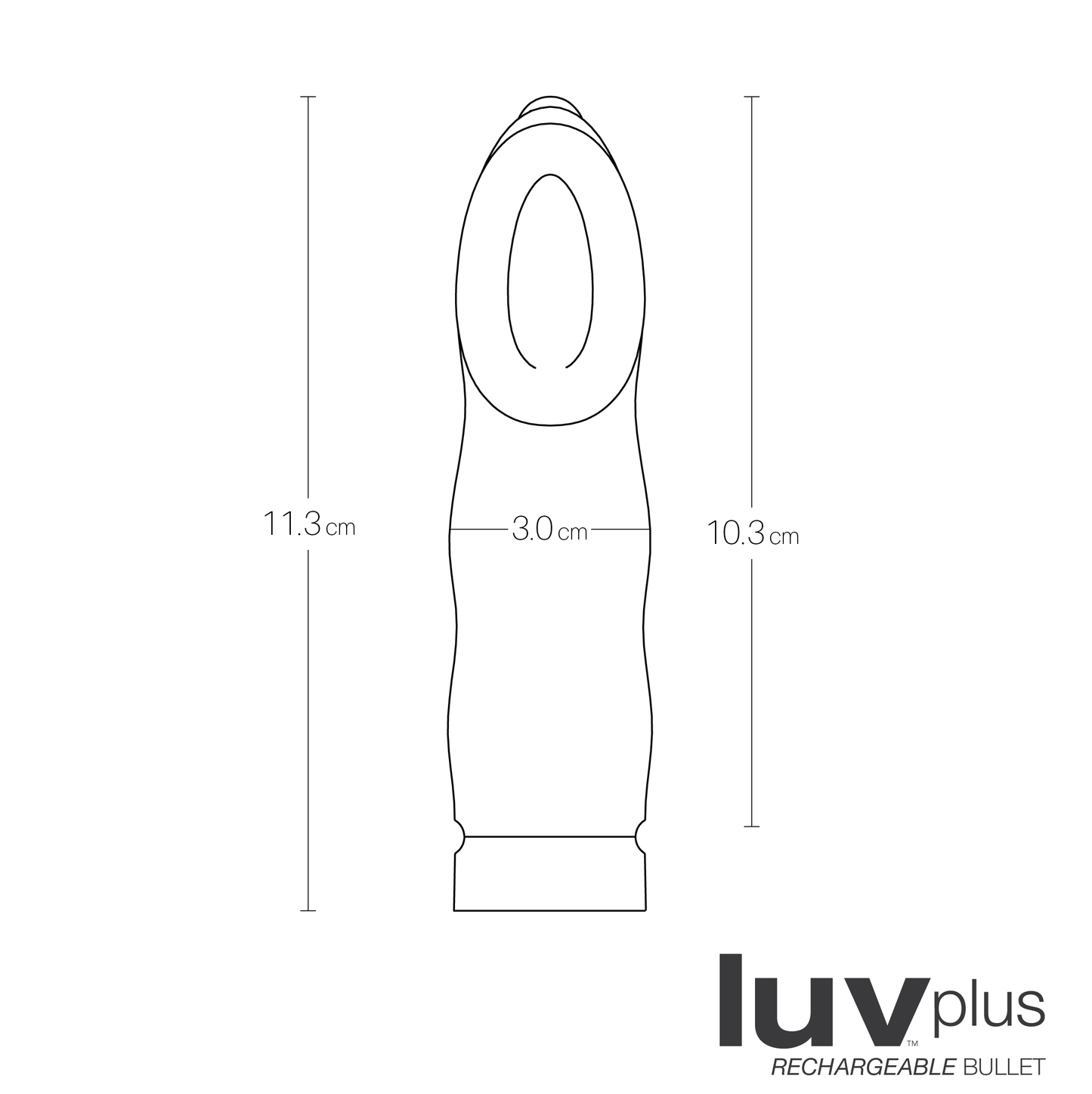 Mini-vibromasseur Luv Plus