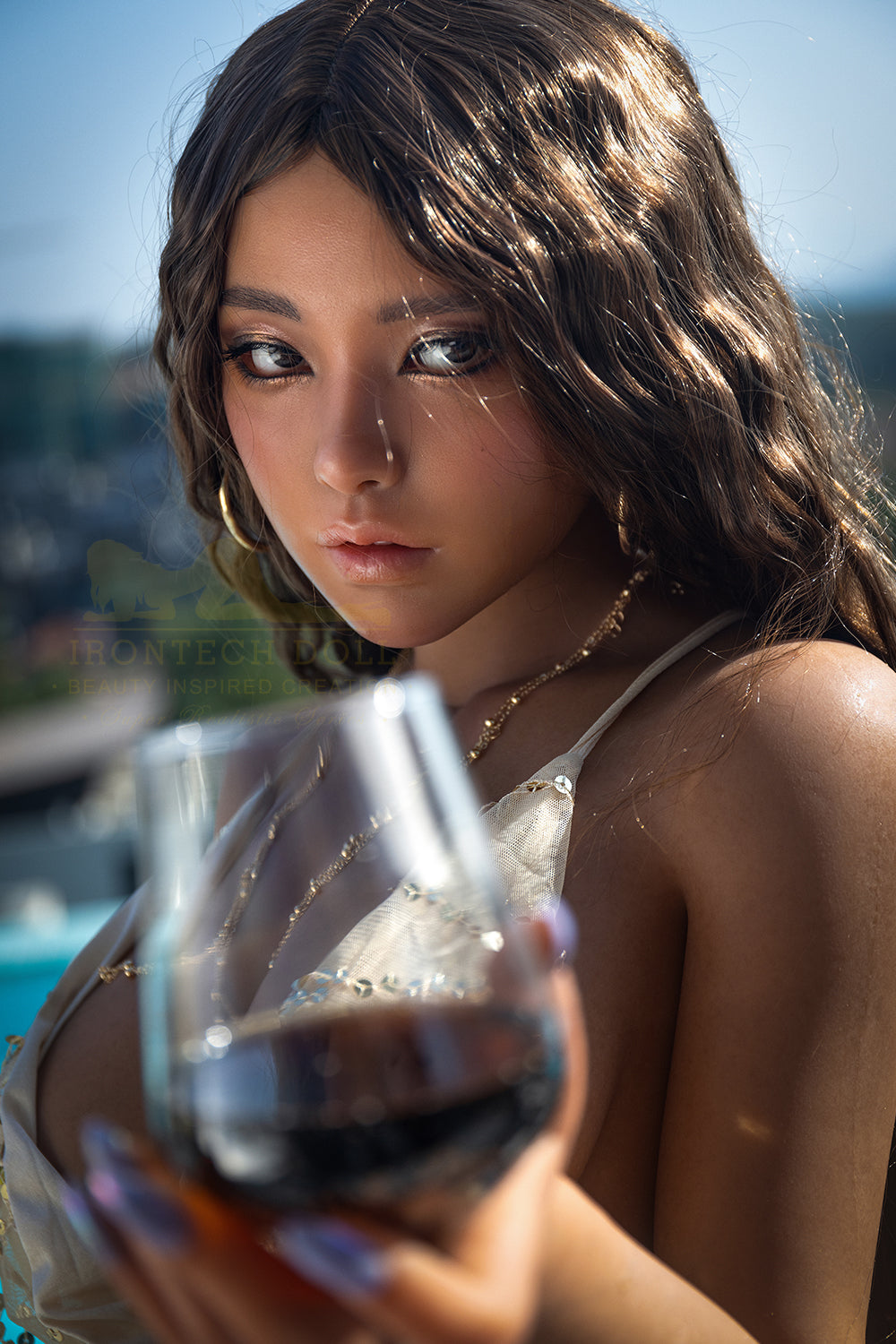 US In Stock - 164cm/5ft5 F-cup Silicone Sex Doll - S40 Dark Tanned