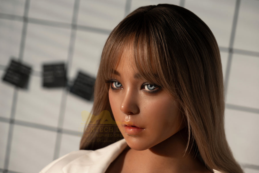 EU In Stock - 164cm/5ft5 Big Boobs F-cup Silicone Sex Doll - S40 Dark Tanned