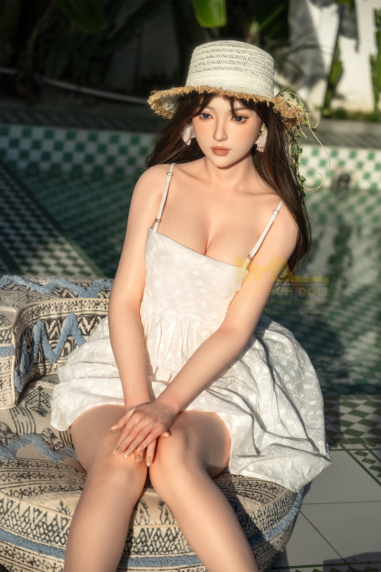 166cm/5ft5 D-cup Japanese Bubble Butt Silicone Sex Doll - G2