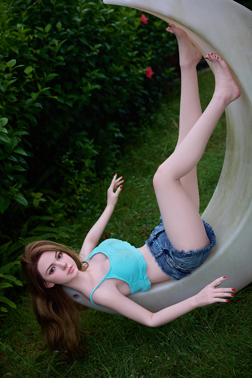 159cm/5ft3 E-cup Silicone Head Sex Doll - Candy