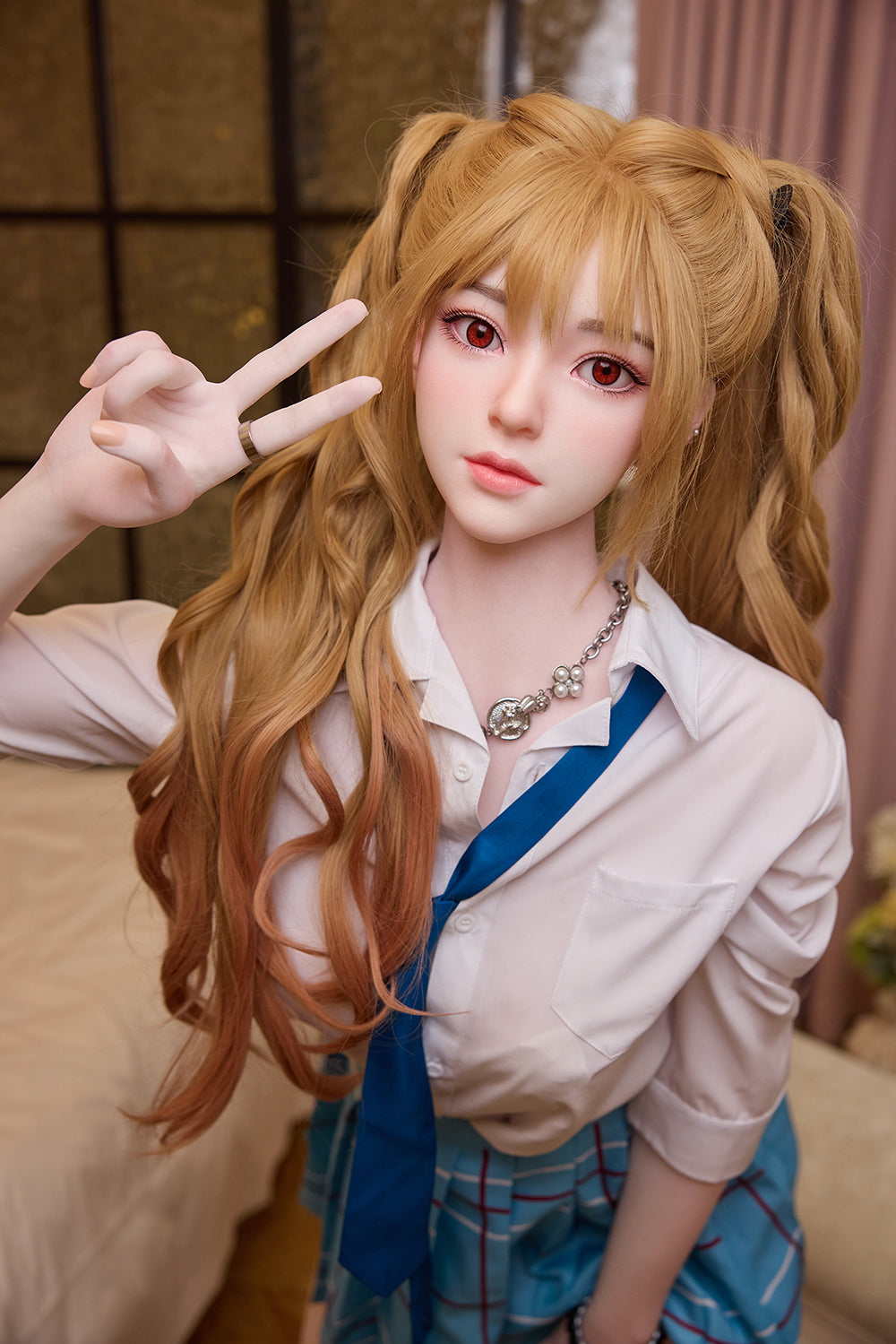 163cm/5ft4 C-cup Silicone Head Sex Doll #163 - Asuka Eva