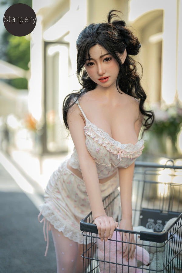 159cm/5ft3 E-cup Silicone Head Asian Sex Doll – ROS Yufan