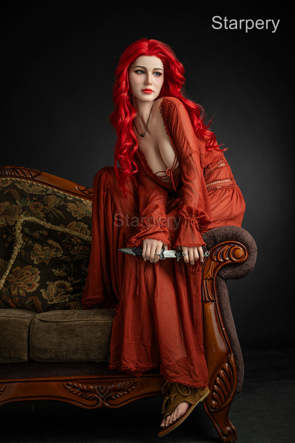 171cm/5ft7 D-cup Silicone Head Sex Doll #152 - Eva