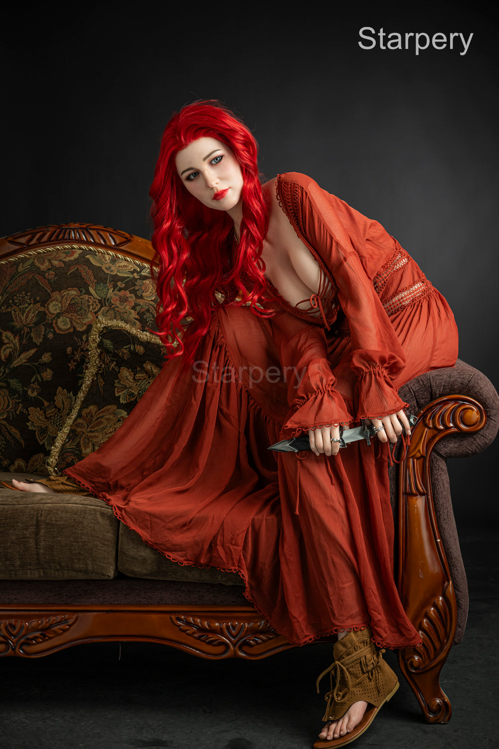 171cm/5ft7 D-cup Silicone Head Sex Doll #152 - Eva