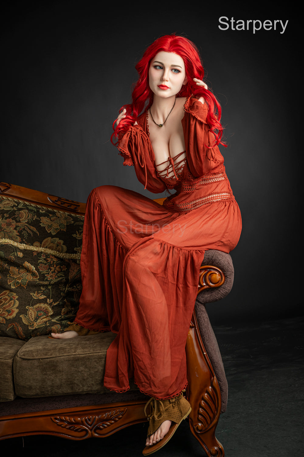 171cm/5ft7 D-cup Silicone Head Sex Doll #152 - Eva