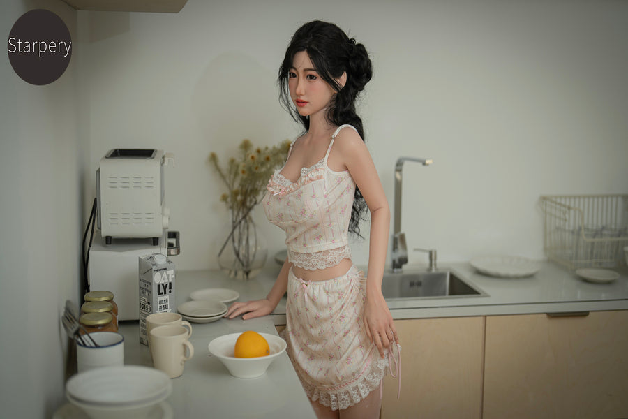 159cm/5ft3 E-cup Silicone Head Asian Sex Doll – ROS Yufan