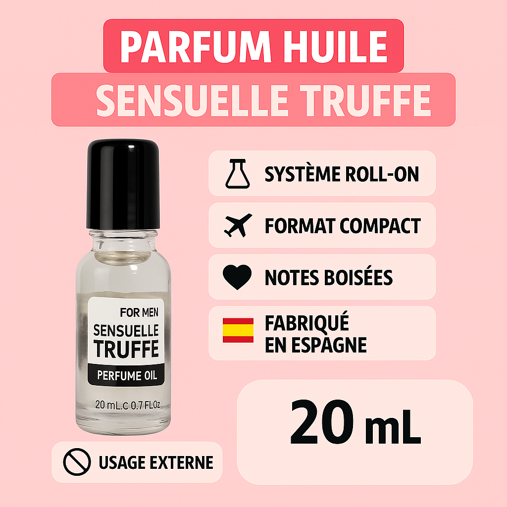 Parfum Huile Sensuelle Homme Truffe