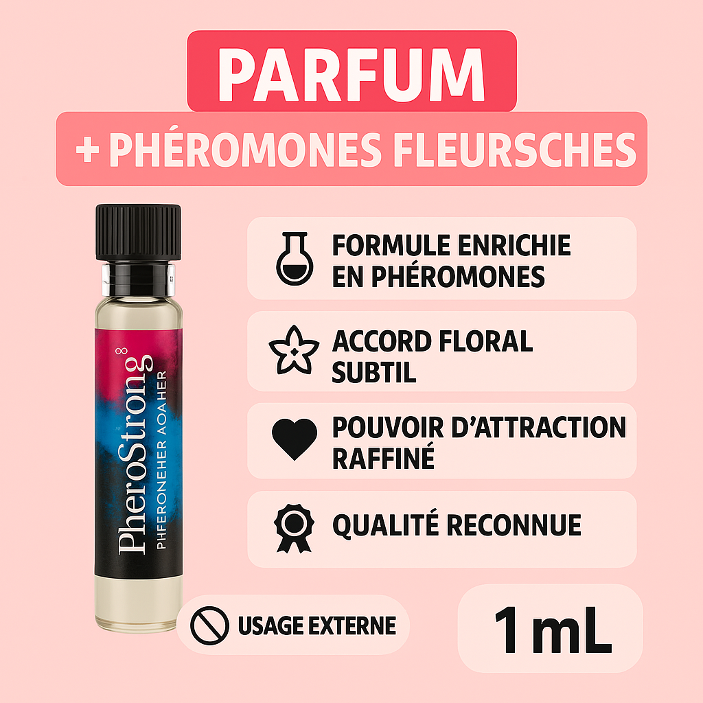 Parfum Phéromone Femme Fleurs Blanches