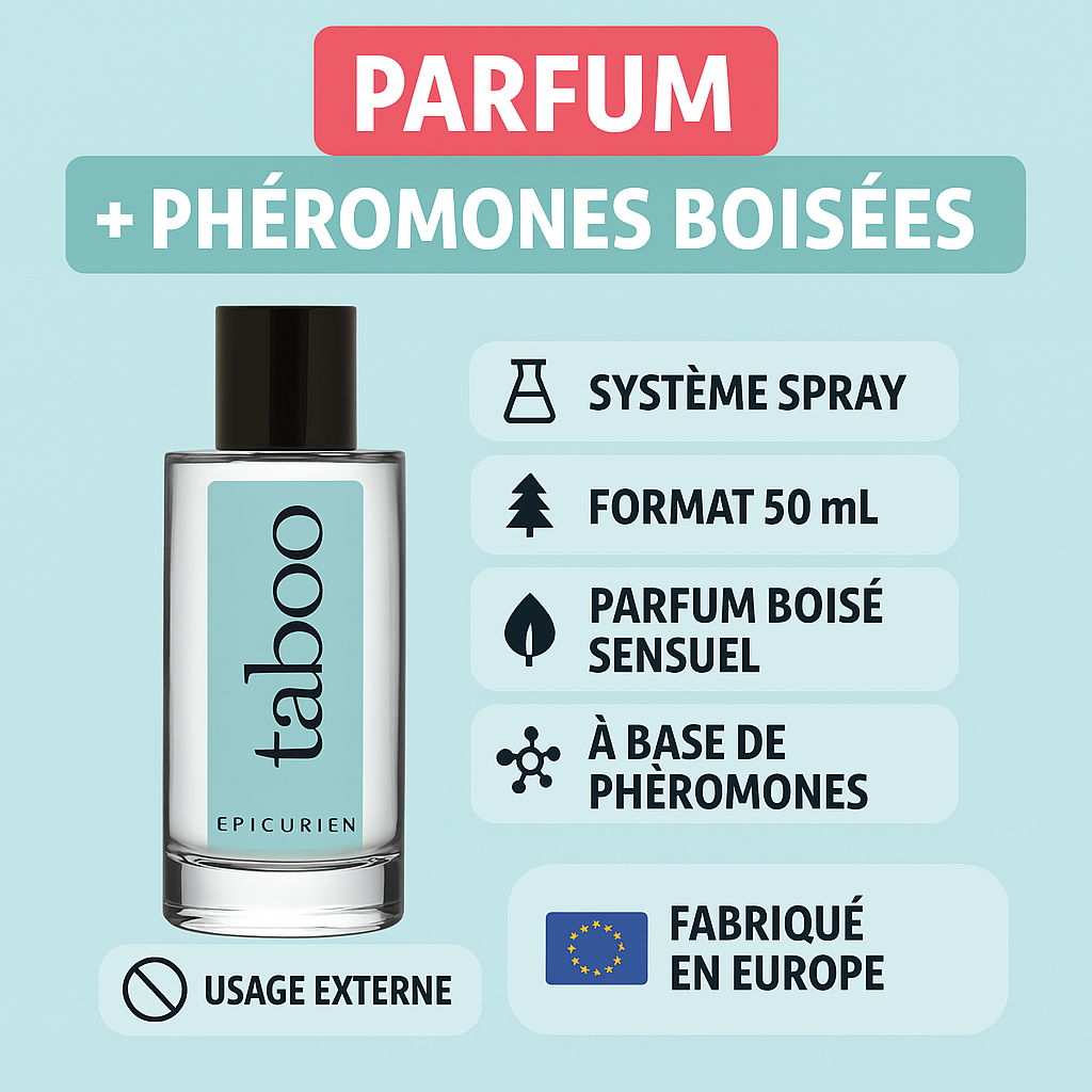 Parfum Phéromones Boisées Pour Hommes