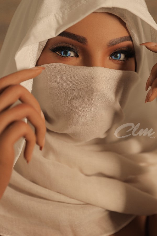 ❤️CLM Ultra❤️ 159cm/5ft3 E-Cup Bear Hugging Silicone BBW Big Booty Sex Doll SiE159 - Mouna(Suntan)