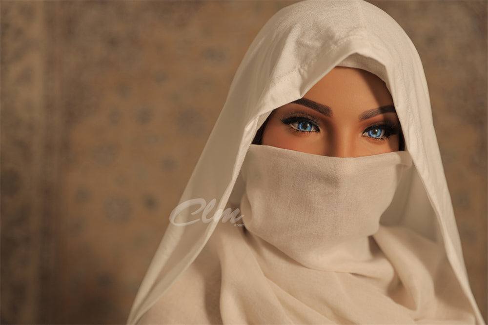 ❤️CLM Ultra❤️ 159cm/5ft3 E-Cup Bear Hugging Silicone BBW Big Booty Sex Doll SiE159 - Mouna(Suntan)