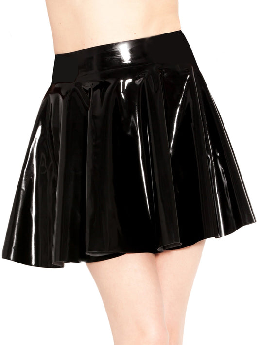 Plus Size Latex/Rubber Designer Skirt