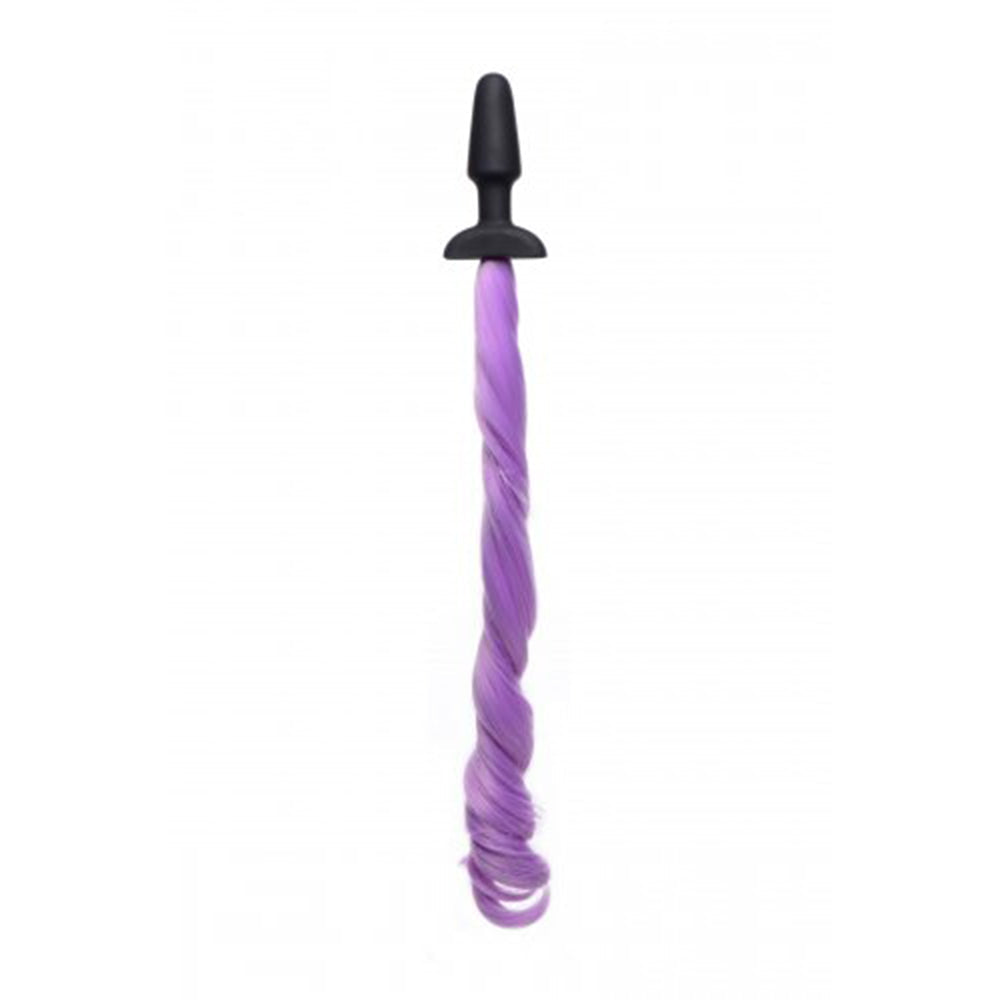 Purple Pony Tail Anal Plug