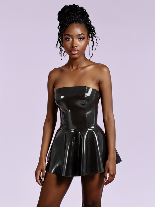Latex/Rubber Skater Dress