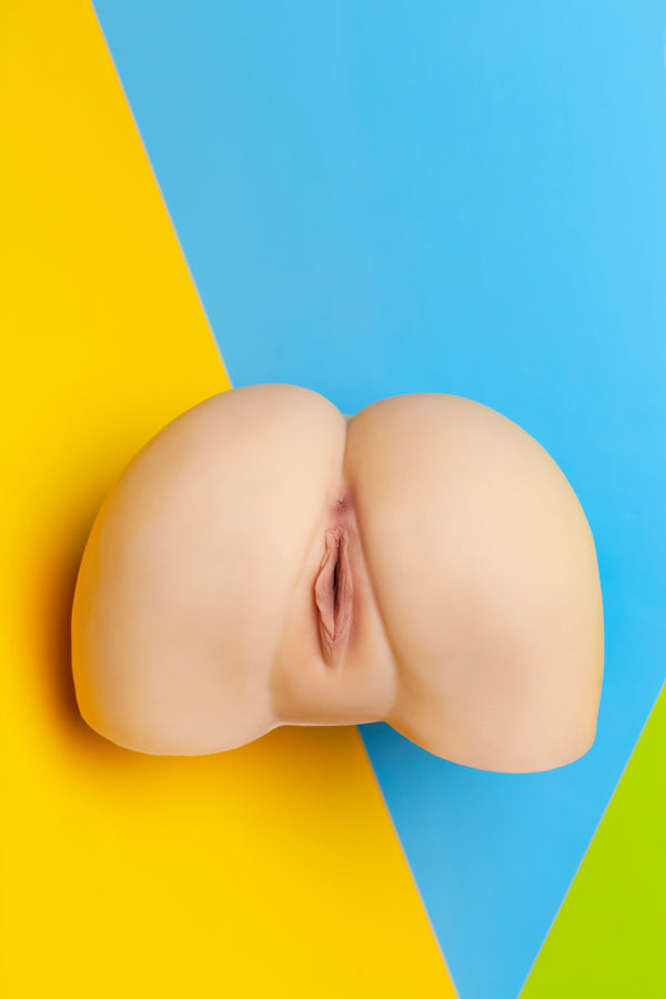 🔹CLM Classic🔹20cm/1ft1 Yellow Skin TPE Butt Torso Sex Toys  - R2