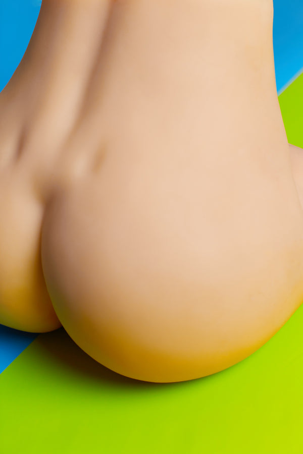 🔹CLM Classic🔹20cm/1ft1 Yellow Skin TPE Butt Torso Sex Toys  - R2