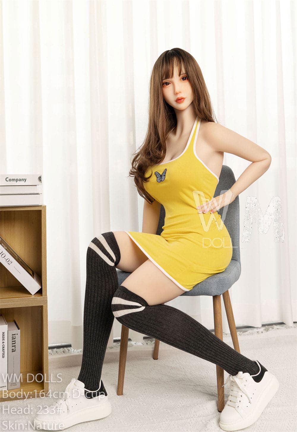 164cm/5ft5 D-cup Asian Athletic Female TPE Love Doll with #233 Head