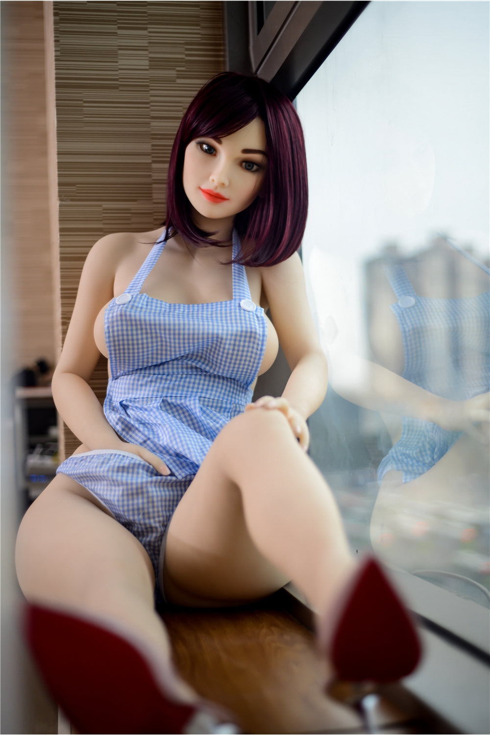 160cm/5ft3 D-Cup Big Boobs Beautiful Asian Fair TPE Sex Doll-Hellen