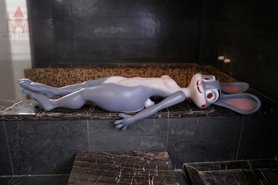 168cm/5ft6 A-CUP Seamless Neck Full Silicone Sex Doll - Rabitty ROS