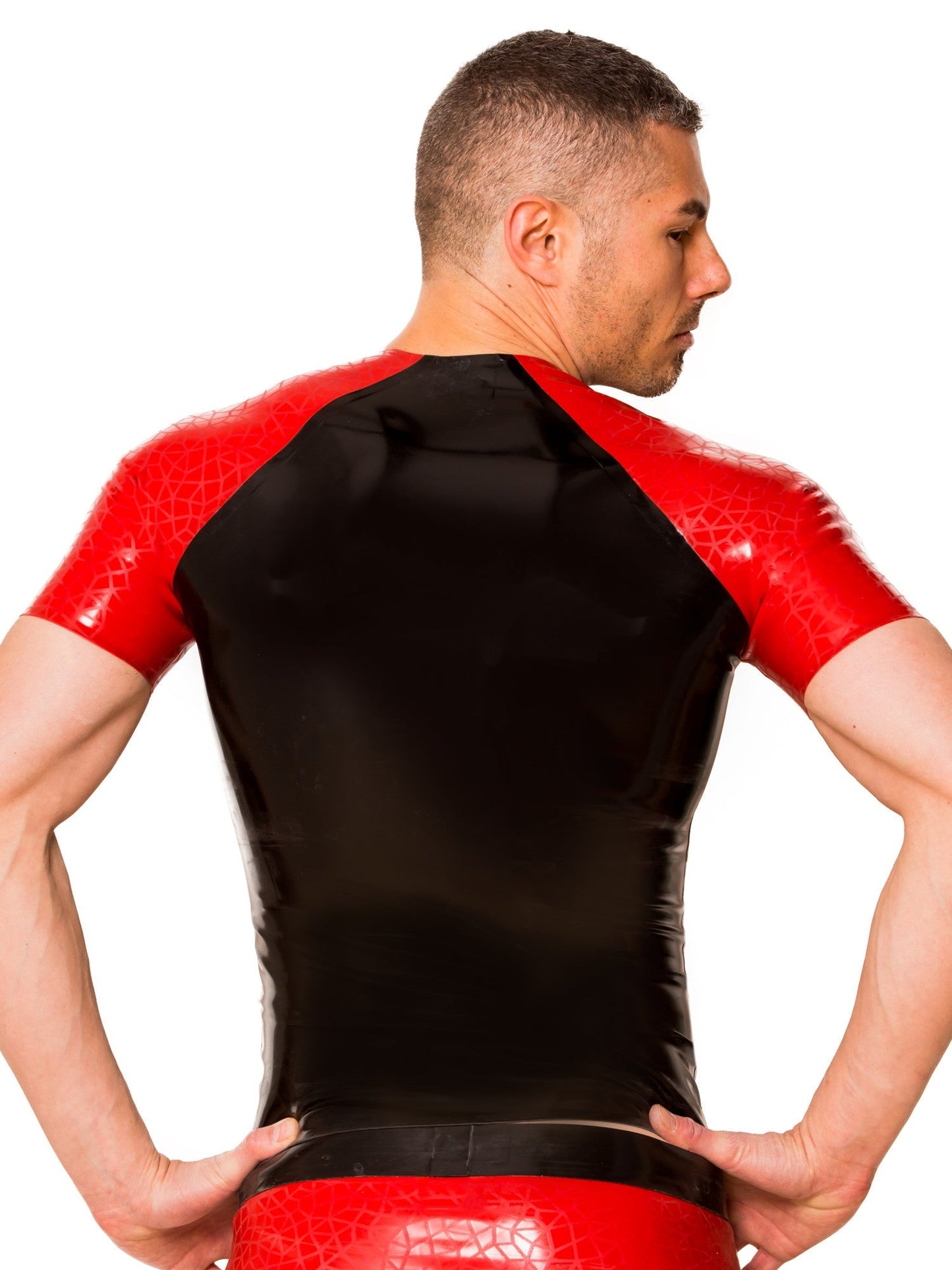 Red & Black Toned T Shirt