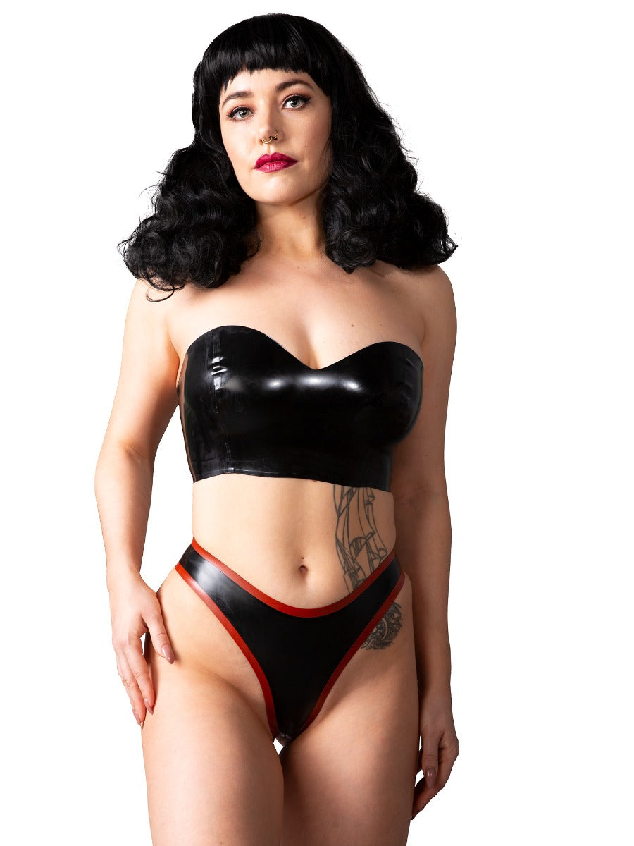 Renegade Trim Latex/Rubber Thong