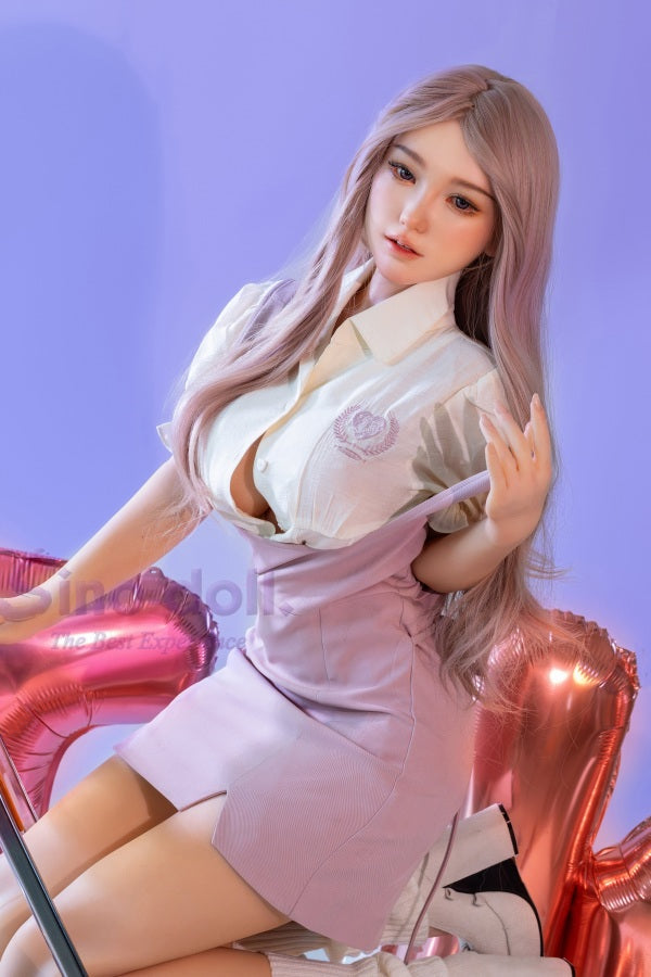S161cm/5ft3 Big Breast H-cup Silicone Sex Doll S41 – LinChun