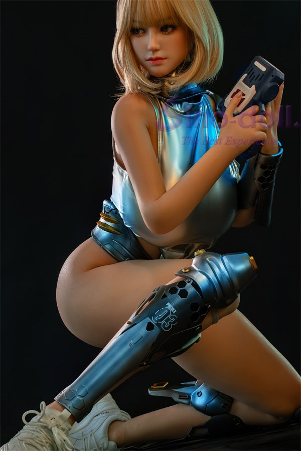 S167cm/5ft6 K-cup Silicone Blonde BBW Sex Doll S41 – Linchun