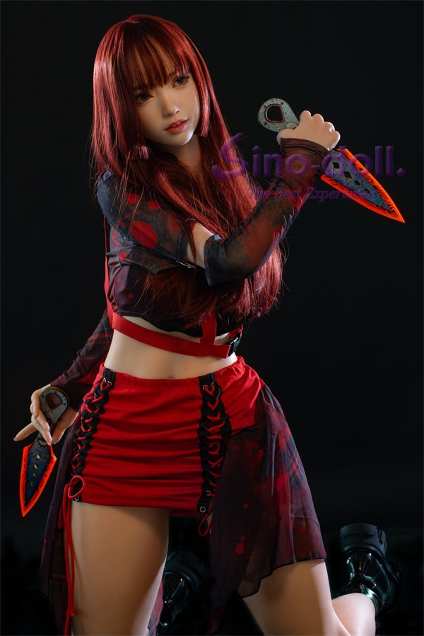 S167cm/5ft6 G-cup Silicone Sex Doll S43 – Linqiu