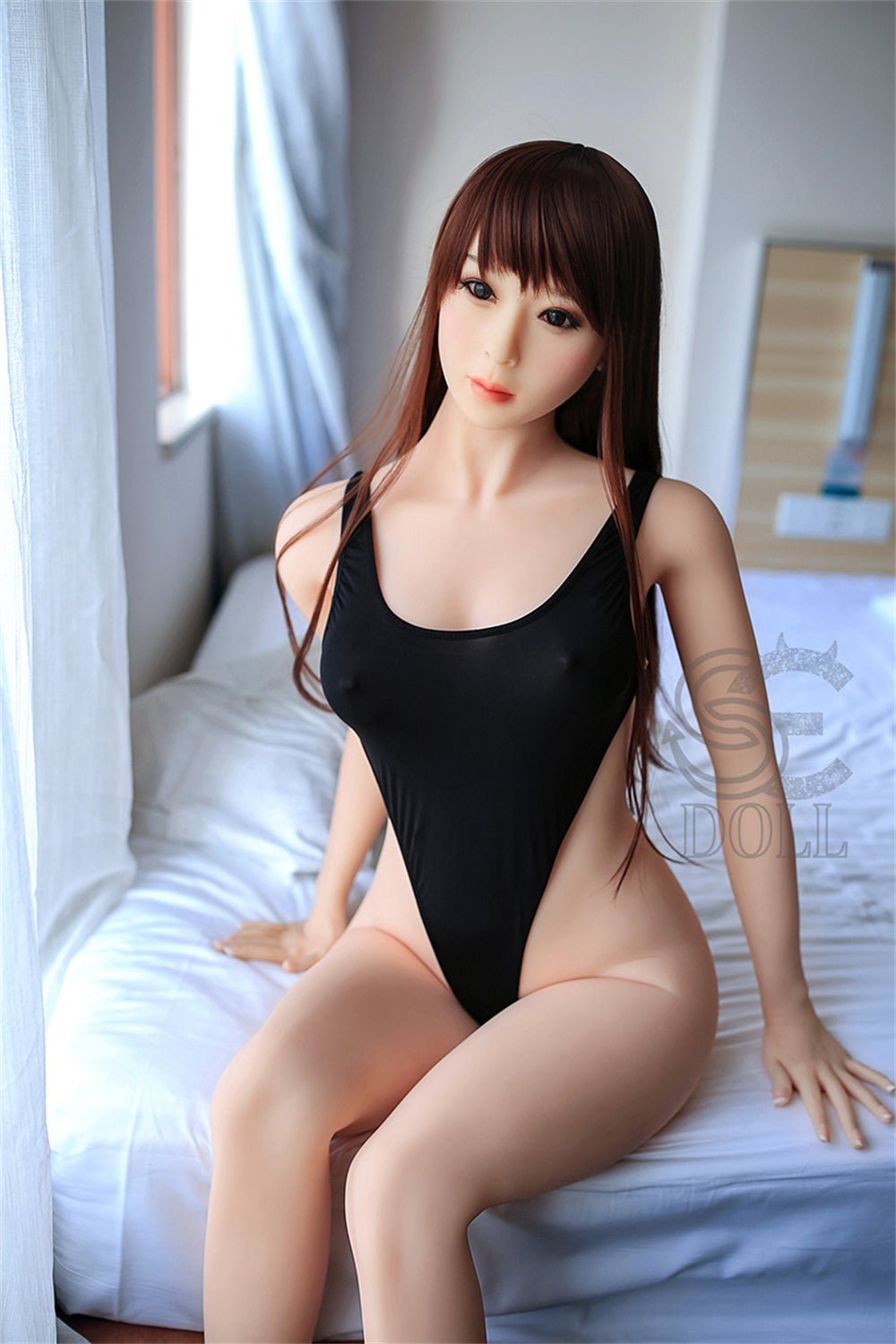 163cm/5ft4 E-cup Asian Big Boobs TPE Female Sex Doll - Head #070 Jamie