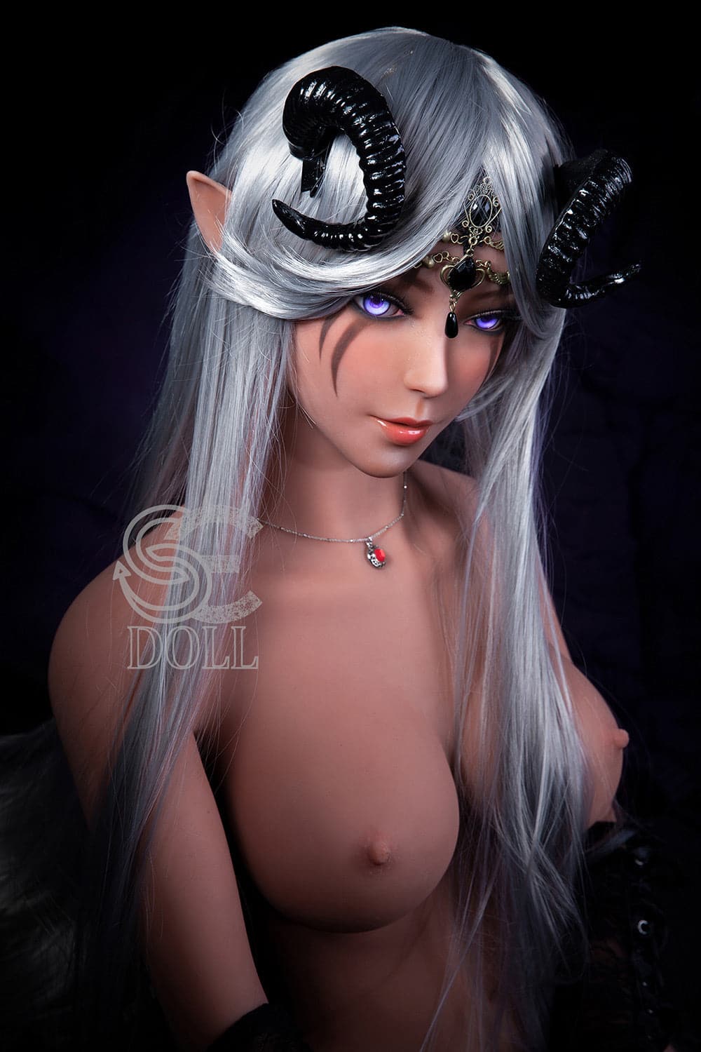 150cm/4ft 11 Anime Alien in E-Cup Mysterious Night Elf Sex Doll SED068 - Samantha.C