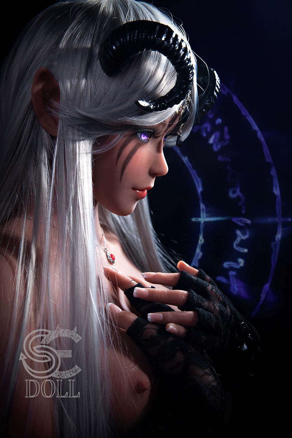 US In Stock-150cm/4ft 11 Anime Alien in E-Cup Mysterious Night Elf Sex Doll - Samantha.C