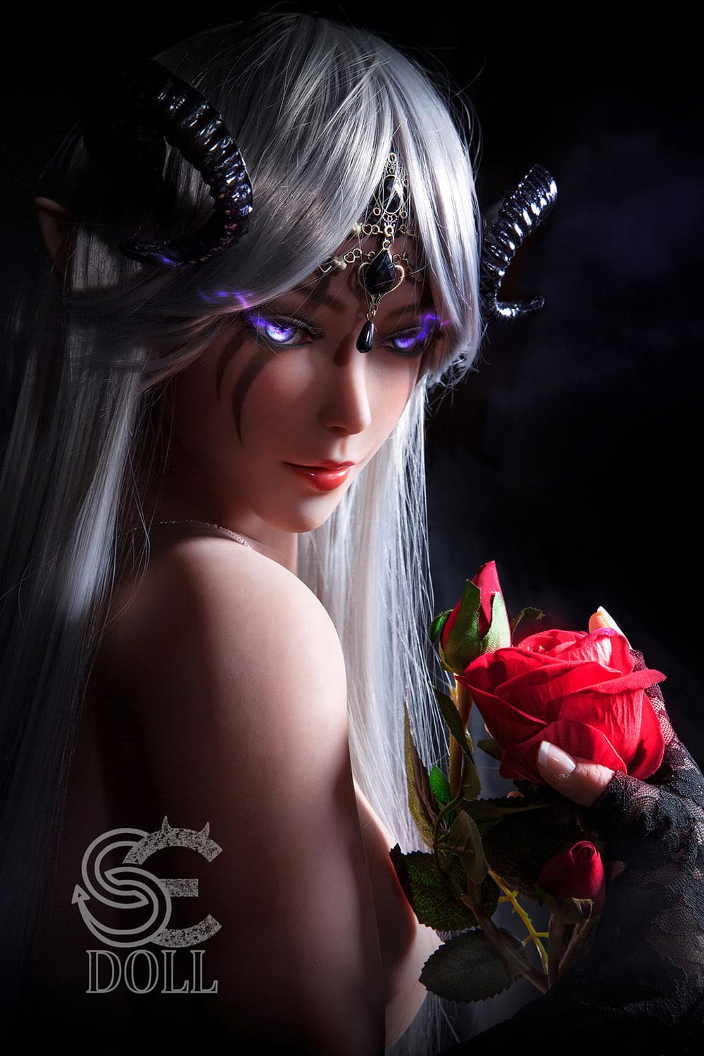 US In Stock-150cm/4ft 11 Anime Alien in E-Cup Mysterious Night Elf Sex Doll - Samantha.C