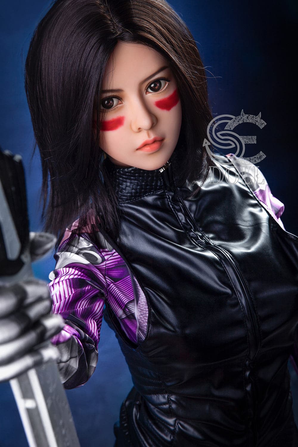 US In Stock-151cm/4 ft 11 E-Cup Battle Angel Alita Anime Sex Doll