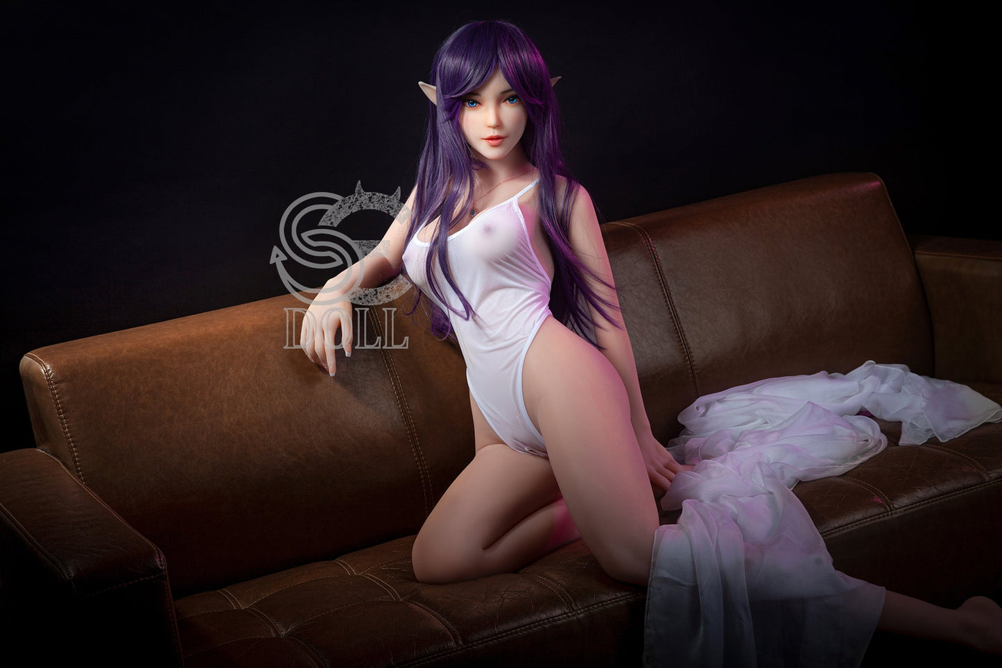 US In Stock - 151cm/4ft11 E-cup Elf Sex Doll SED081 Head #022 - Olivia
