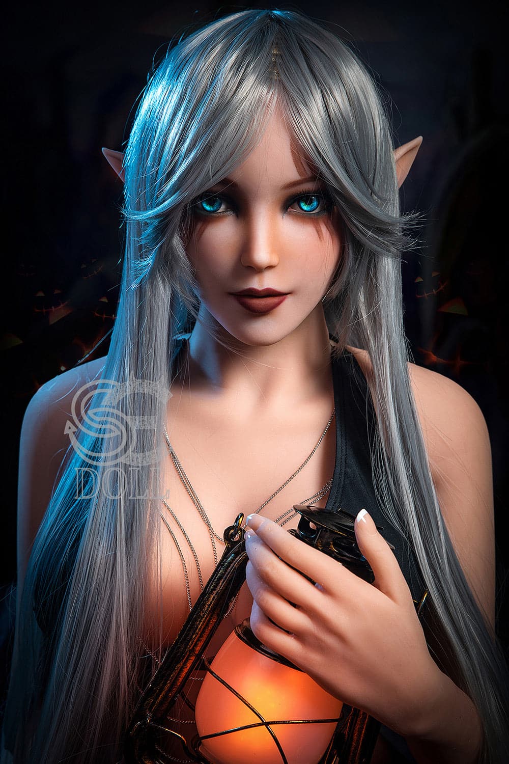 US In Stock-150cm/4 ft 11 in E-Cup Fairy Elf Anime Fantasy Sex Doll - Samantha.F (Elsa)