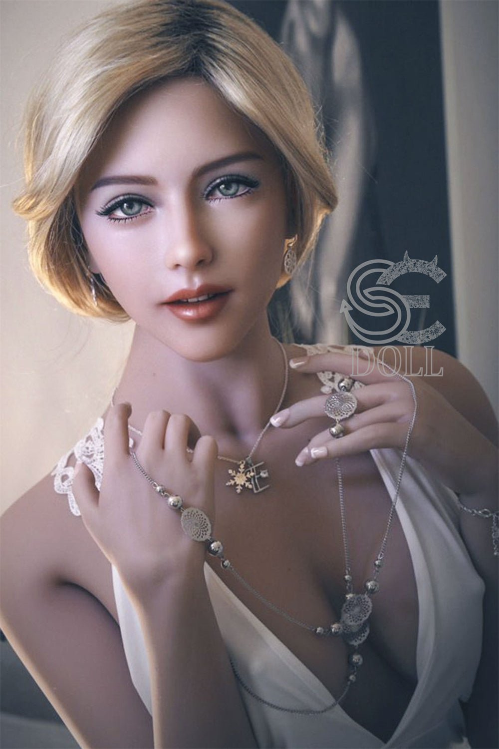 US In Stock - 163cm/5ft4 E-cup Blonde Sex Doll SED218 Head #068 - Annika