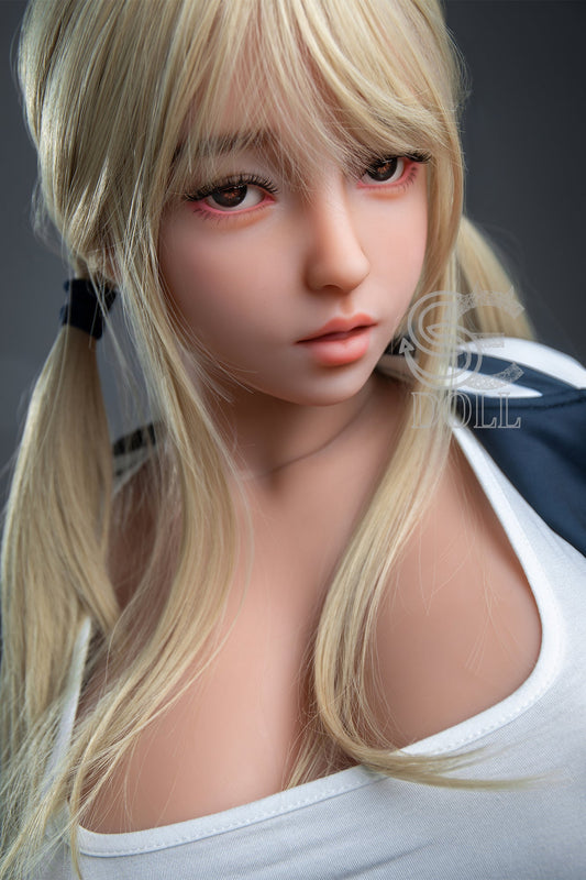 US In Stock - 157cm/5ft2 H-cup Blonde STPE Sex Doll SED255 Head#120 - Melody.A (baseball jacket)